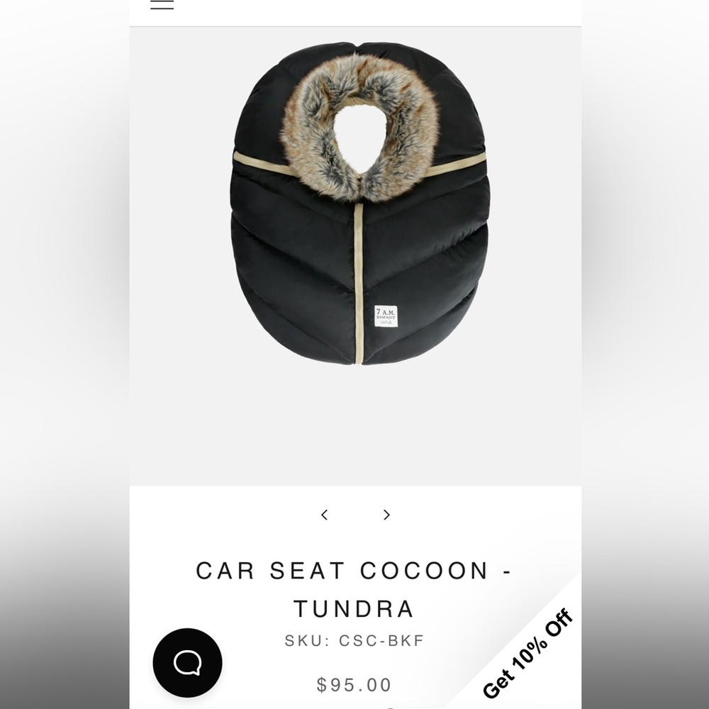 Car seat cocoon suitable for any car seat